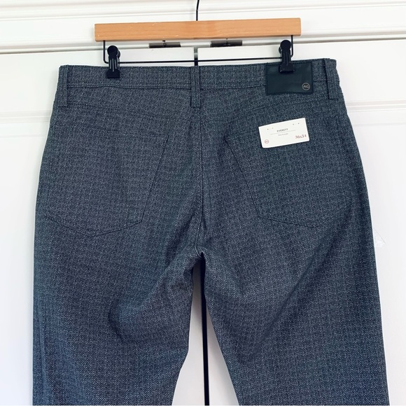 AG Everett 5 Pocket Pants Slim Straight Leg Herringbone Trouser Jeans 36 x 34 - Picture 4 of 7
